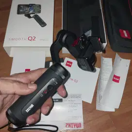 Gimbal Zhiyun Smooth Q2 fullset plus tas video stabilizer