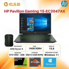 Kredit laptop HP Pavilion gaming ryzen5 DP mulai 0%