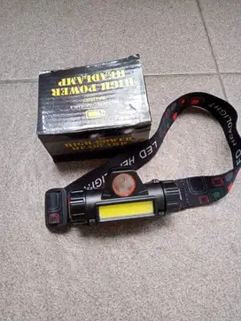 Lampu Senter Kepala Mini Head Lamp USB Rechargeable 2 Mode Lampu 2Mode