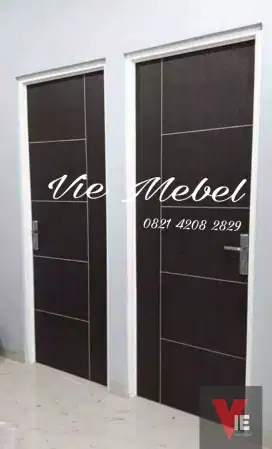 PINTU TRIPLEK, HDF, KAYU MAHONI, JATI, LOSTER.KUSEN ALUMINIUM MURAH