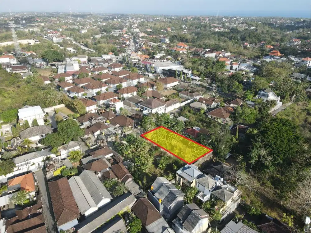 Langka! Tanah Cantik Hanya 200 Meter Dari Nirmala Supermarket Ungasan