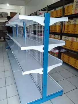 Rak gondola minimarket dan supermarket serbaguna untuk toko