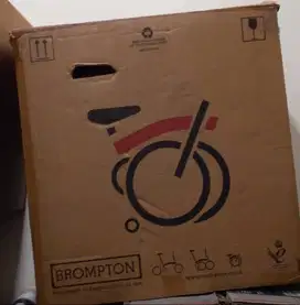 Dus dan buku manual ex BROMPTON Tanpa Sepeda