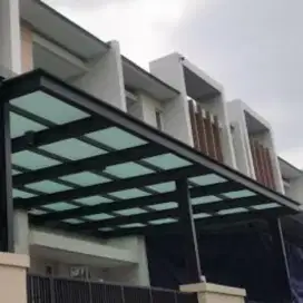 Canopy membran,alderon,solarflat,canopy kaca,twinlite,konstruksi baja