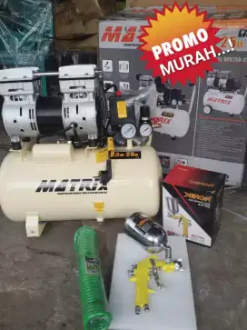 KOMPRESOR OILESS FULL SET HARGA PROMO BISA COD