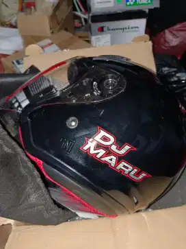 Helm KYT DJ MARU Solid Black