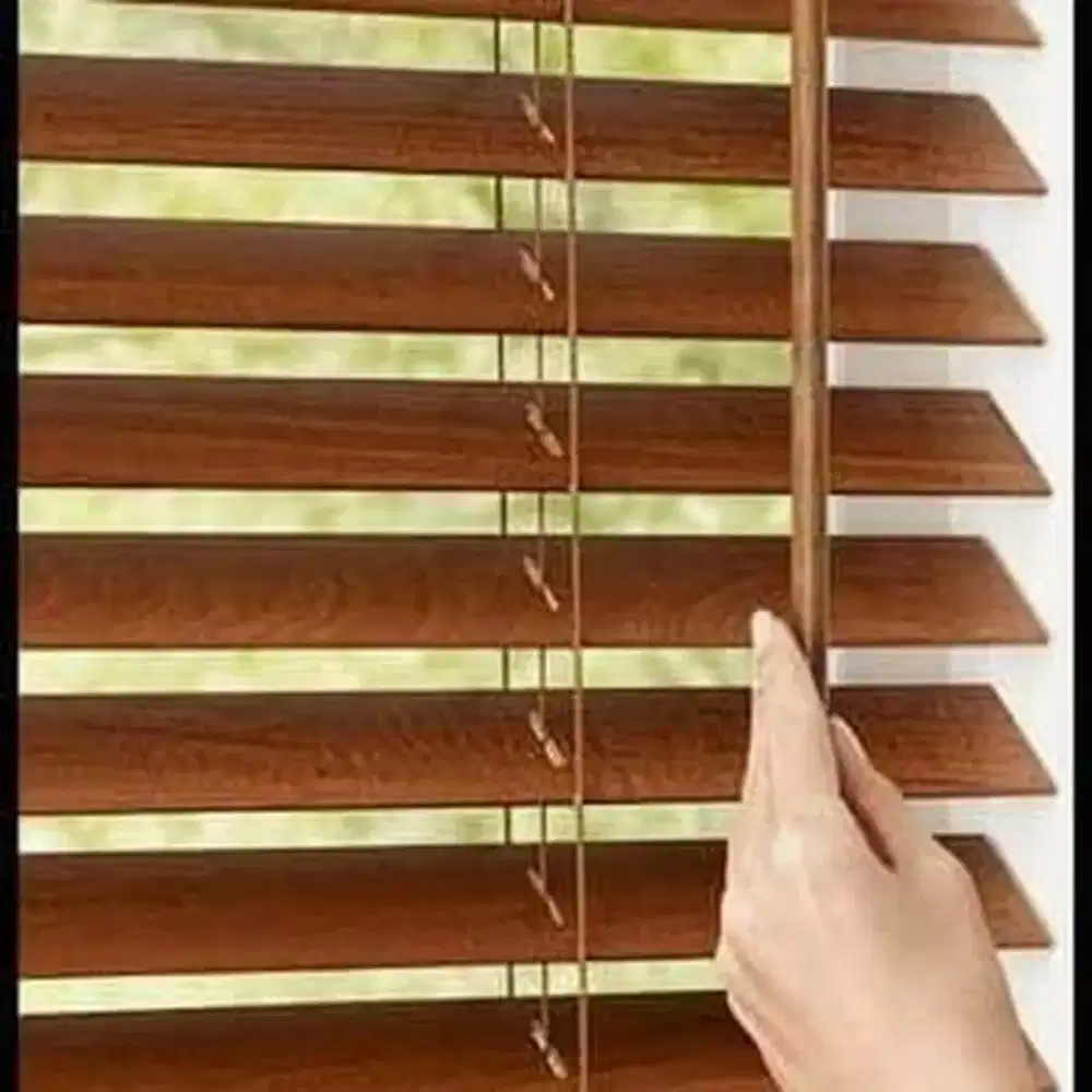 Wooden blinds, krey kayu