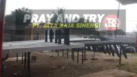 Tiang rambu petunjuk jalan raya dan tol