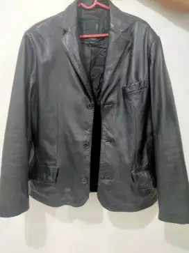 Jaket JAS kulit asli