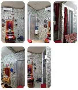 Wallpaper barbershop salon