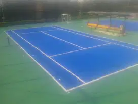 PELAPISAN LAPANGAN OLAH RAGA DENGAN ACRYLIC COATING
