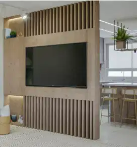 Bedrop tv minimalis lapis hpl