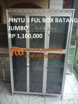 RAK PIRING MEJIKOM RAK PIRING FUL BOX JUMBO RIBEN RAK KACA SERBAGUNA