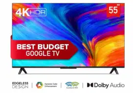 TCL 55 inch google TV 4K HDR new garansi resmi