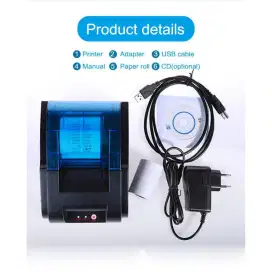 PRINTER THERMAL BLUETOOTH VSC TM-58D 58mm RPPO02N SUPPORT MOKA GOBIZ