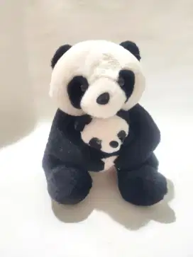 Boneka PANDA premium gendong anak panda boneka beruang panda