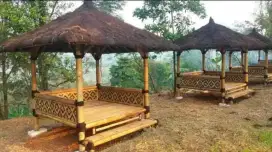 Saung bambu | gajebo bambu