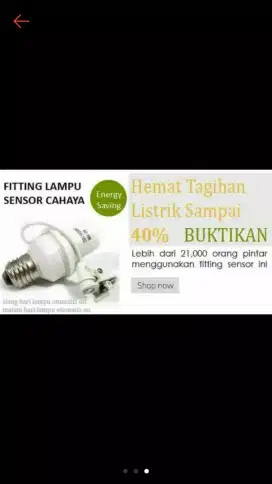 Piting Sensor Cahaya Fitting Sensor Cahaya Lampu.