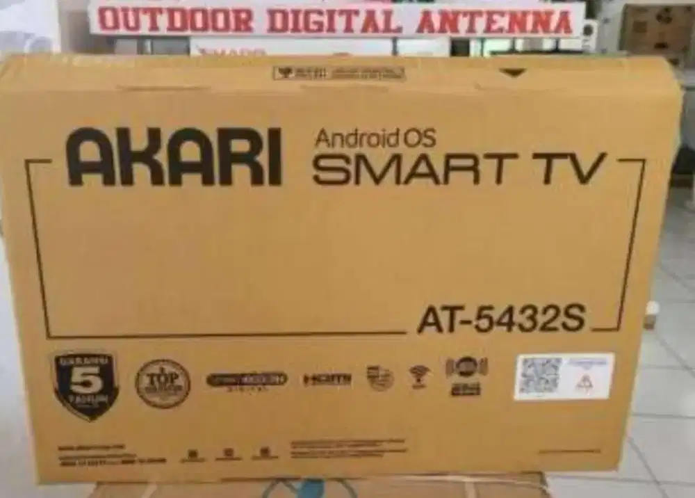 Nego tv android smart Akari  32inci