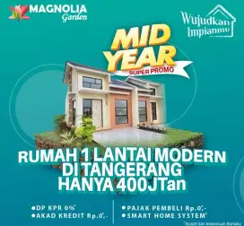 Dijual 1 lantai rumah murah komersil Magnolia garden free dp tangerang