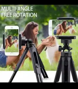 Tripod Support Mini Hp Kamera Phone Extendable 2 Tingkat + Holder U