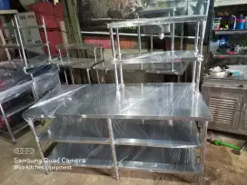 Meja stainless dapur restoran