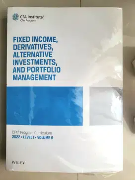 CFA  2022 Level 1. Volume 5. FIXED INCOME, DERIVATIVES, PORTFOLIO