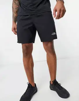 TNF Black Shorts with Belt