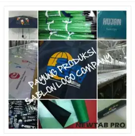 Custom Payung Lipat Promosi Payung Golf Sablon Logo