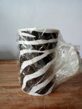 Cangkir motif Zebra