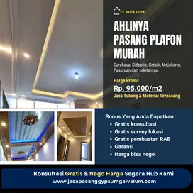 Harga Pasang Plafon Gypsum Per Meter Surabaya