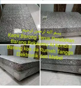 Kami Beli terus barang bekas kos springbed, kasur bekas, dll