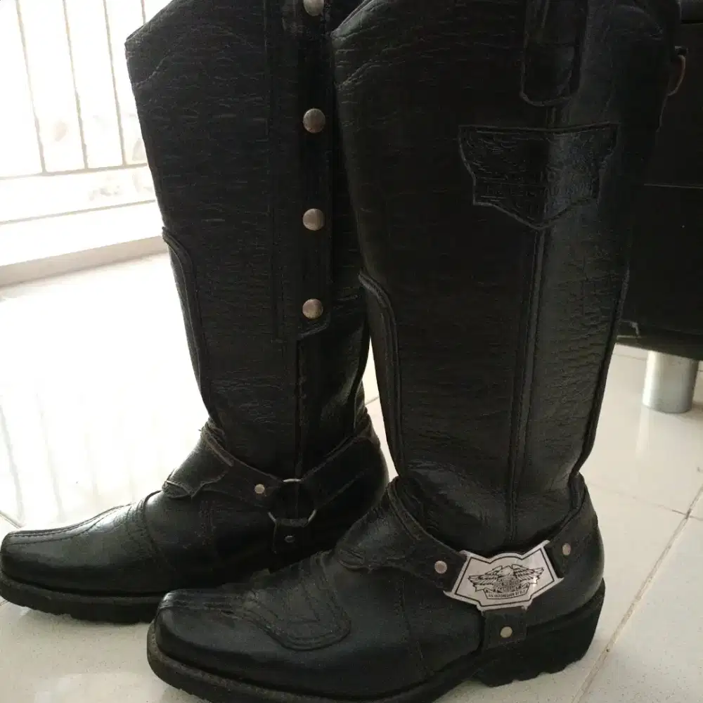 Sepatu boots Harley Davidson second