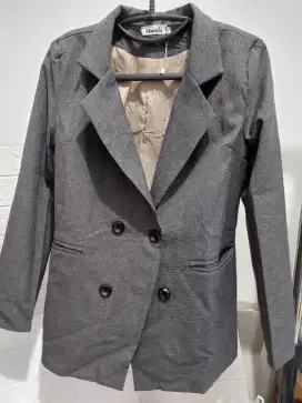 Blazer Jas Wanita Grey