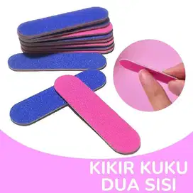 Kikir Kuku Kayu Kikir 2 Sisi Nail Buffer Menicure Pedicure Manicure