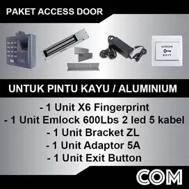 Paket Kunci Pintu Otomatis ( Access Door ) Dengan Kartu/Sidik Jari/PIN