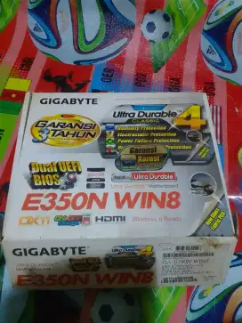 Motherboard gigabyte e350n win8 dan processor amd apu k14