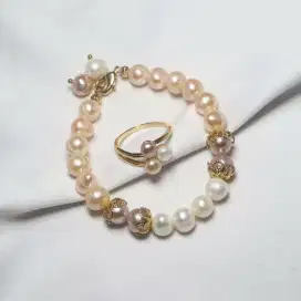 (FREE ONGKIR) GELANG MUTIARA LOMBOK ASLI