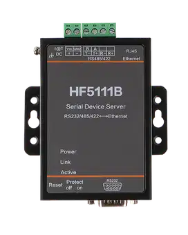 HF5111B Serial Device Server RS232/RS485/RS422 Serial to Ethernet