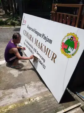 Papan nama murah