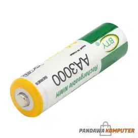 Batt Baterai Battery AA 3000 mAh Rechargable Cas Isi Ulang BTY NiMH