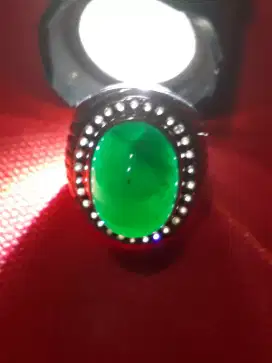 bismillah jual cincin bacan doko  ikat perak size 18