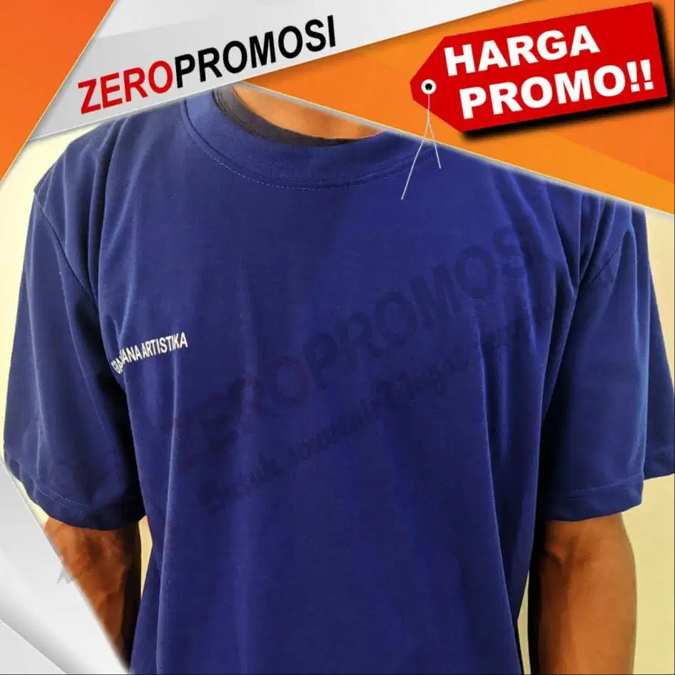 Souvenir Kaos Oblong Berwarna Custom Promosi