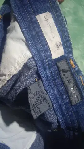 Celana panjang jeans HW size kecil