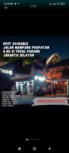 KOS MURAH MAMPANG 8 BEBAS CAMPUR