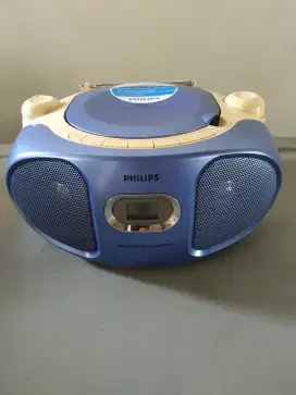 Philips Mini BoomBox Biru Mulus