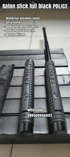 Baton STICK pOlice panjang 50cm
