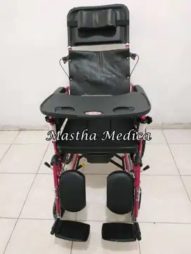 Kursi Roda Avico 5in1(Tempat Tidur + BAB + Makan + Selonjor)Aluminium