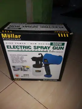 Mesin cat spray gun mollar 300 watt promo toko naufal makassar