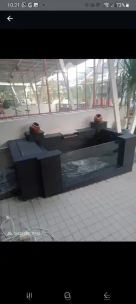 Pembuatan kolam koi minimalis dan pembuatan taman tukang taman kolam